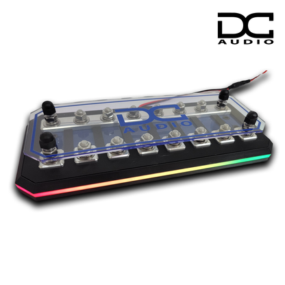 DC Audio Fused Distribution Block with LED lite base