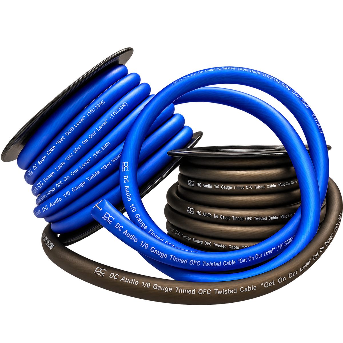 DC Audio 1/0 Tinned OFC  Power / Ground Cable