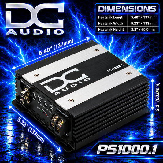 PS1000x1 - Mini Full Range Mono Block Amplifier