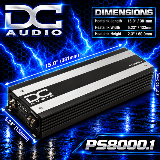 PS8000x1 - Mini Full Range Mono Block Amplifier