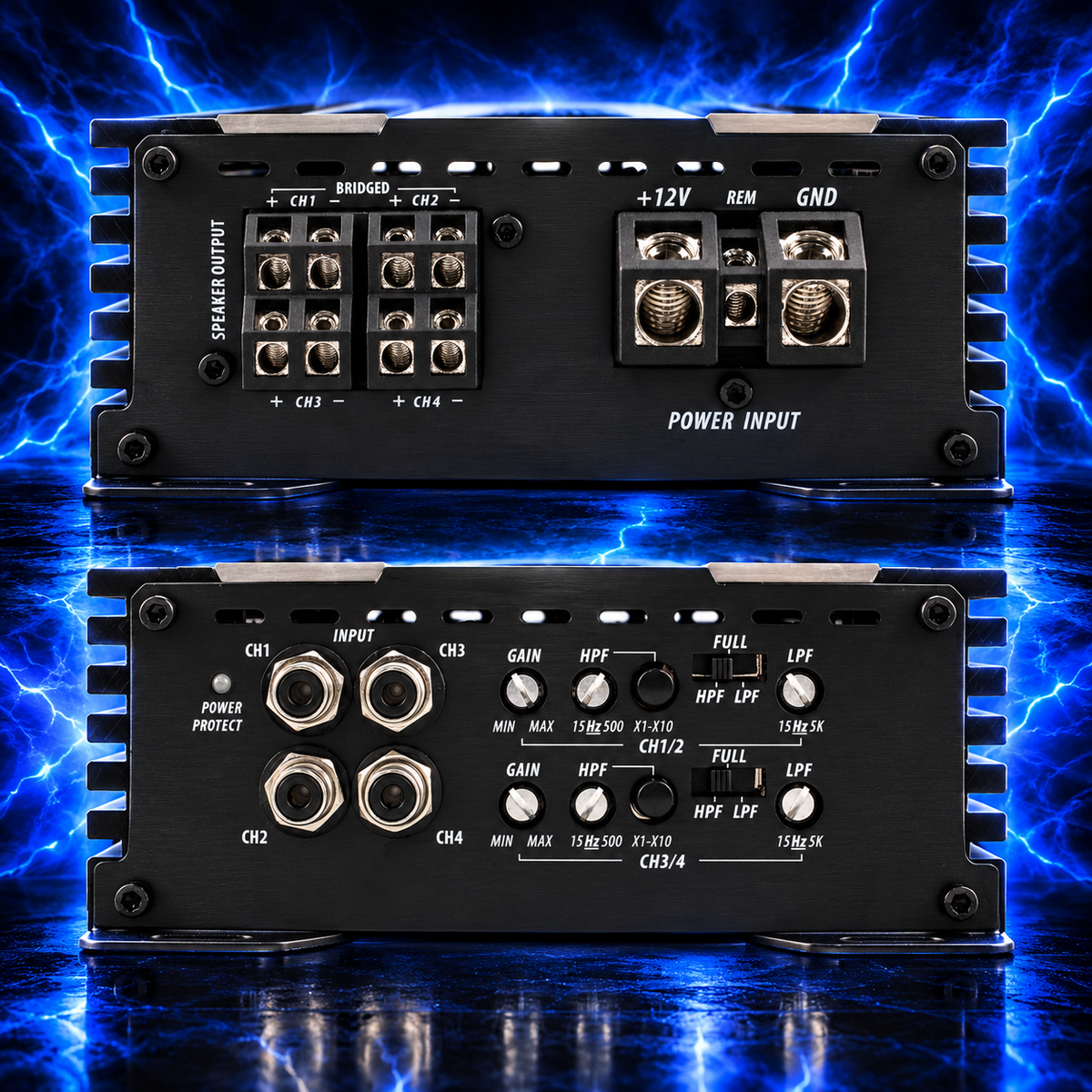 PS800x4 - Mini 4 Channel Amplifier