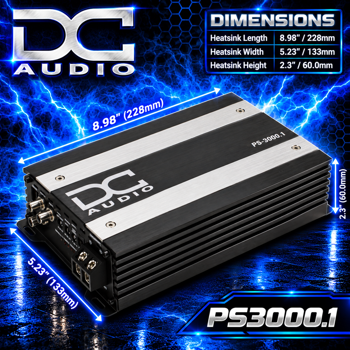 PS3000x1 - Mini Full Range Mono Block Amplifier