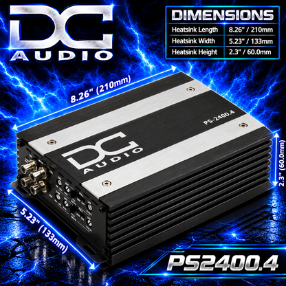 PS2400x4 - Mini 4 Channel Amplifier