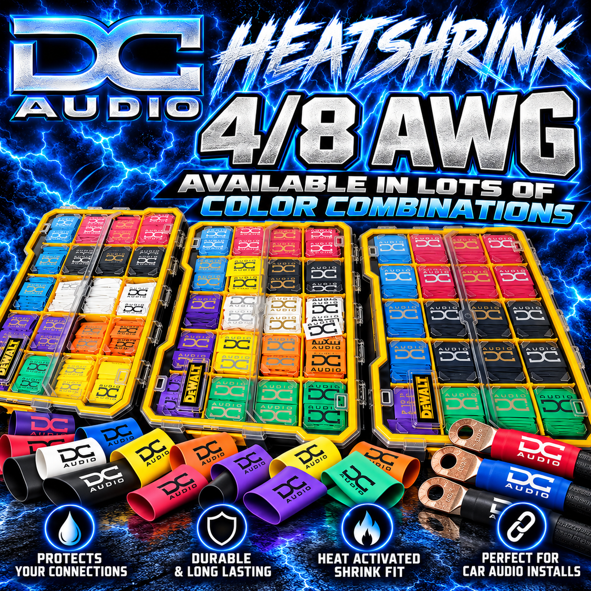 Heat Shrink 4/8awg "Packs of 10"