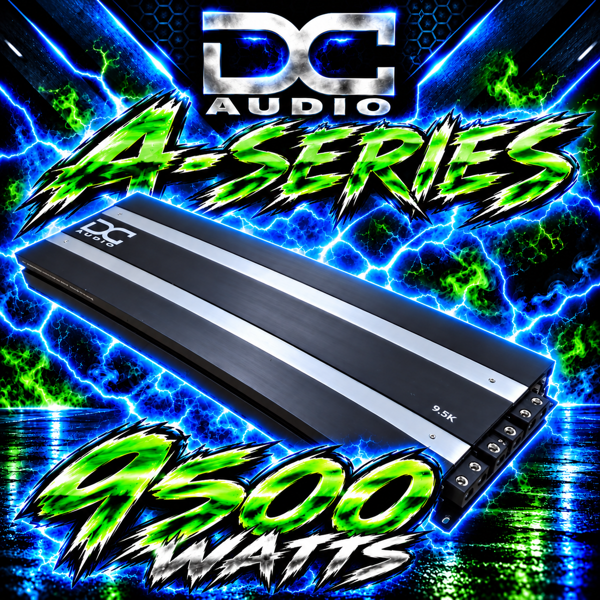 9.5k 9500 watt Mono Block Amplifier